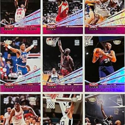 93-94 Members Only Beam Team Gold Stamp Uncut Sheet