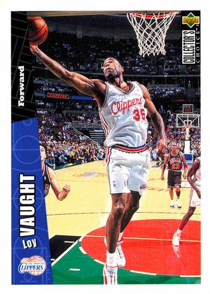 96-97 Collector's Choice Loy Vaught Jordan shadow card trading card