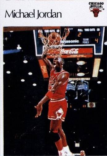 86 Super Canasta Michael Jordan Sticker