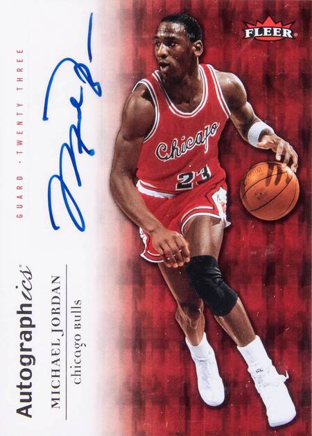 06-07 Michael Jordan Autographics Fleer