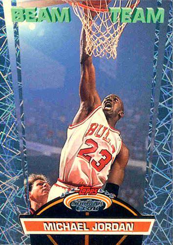 92-93 Topps Stadium Club Michael Jordan Beam Team - Michael Jordan Cards