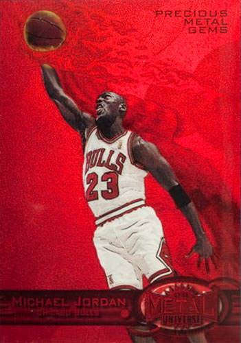 97-98 Michael Jordan PMG Red Metal Universe