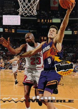 93-94 Topps Stadium Club Dan Majerle Frequent Flyers First Day Issue Jordan shadow card