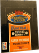 Topps Stadium Club Basketball Boxes trading card
