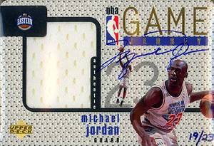 97-98 Michael Jordan Game Jersey Auto