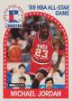 88-89 Hoops Michael Jordan All-Star trading card