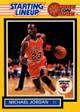 89 Kenner Starting Lineup Michael Jordan One-on-One trading card