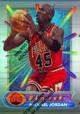 Michael Jordan Refractors trading card