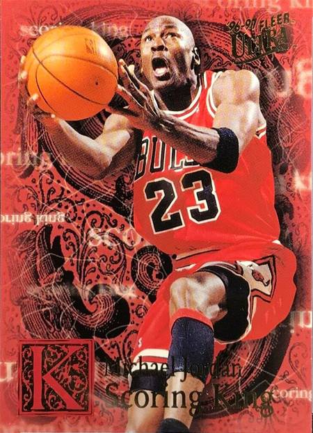 96-97 Michael Jordan Scoring Kings trading card