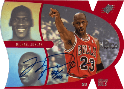 97-98 Michael Jordan ProMotion Autograph trading card