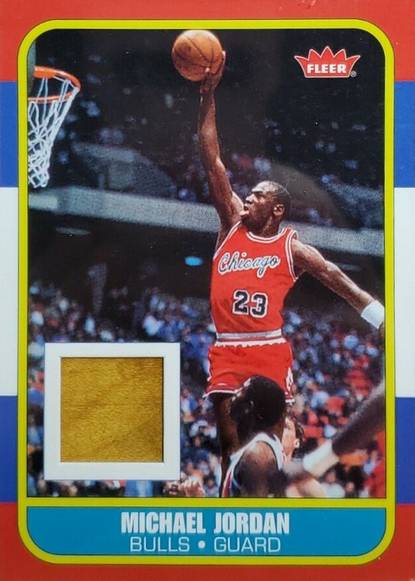 07-08 Fleer Michael Jordan UNC Floor rookie card reprint