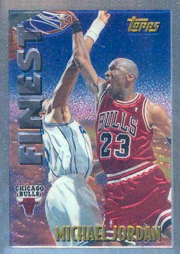 95-96 Topps Michael Jordan Mystery Finest trading card