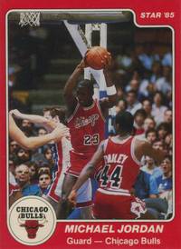 Michael Jordan's Brightest Star trading card