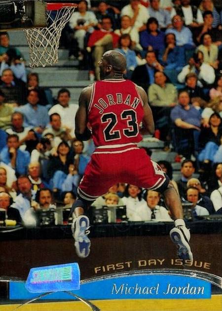 97-98 Stadium Club Michael Jordan First Day Issue trading card