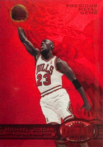 Michael Jordan PMG Red trading card