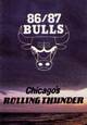 86-87 Bulls Pocket Schedule trading card