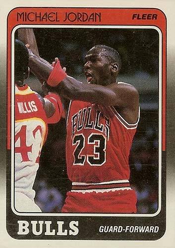 87-88 Michael Jordan Fleer 3rd Year Card