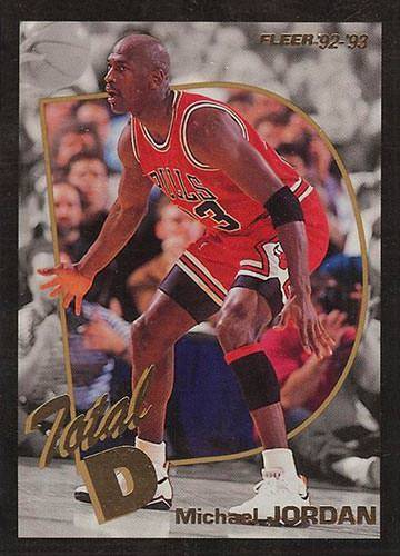 92-93 Michael Jordan Total D Fleer