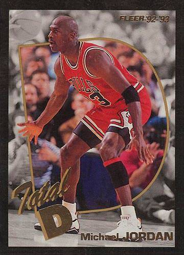 92-93 Fleer Michael Jordan Total D 