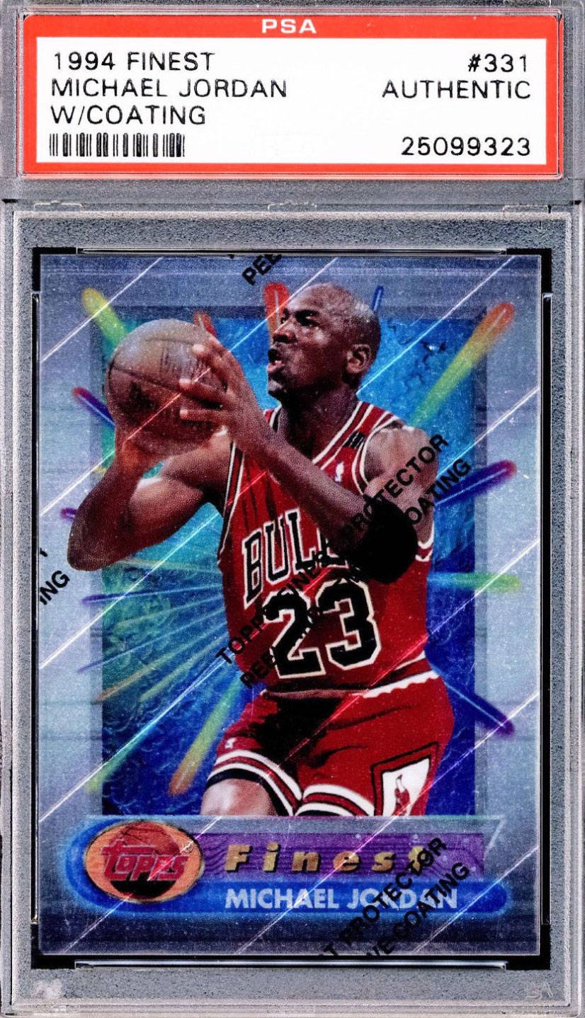 topps finest michael jordan