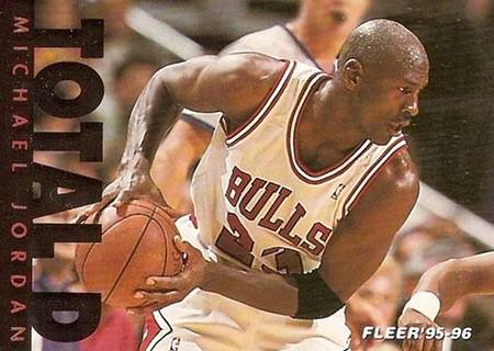 95-96 Michael Jordan Fleer Total D
