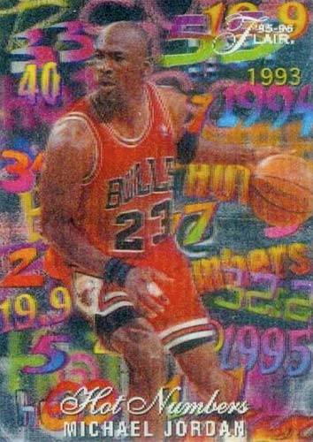 95-96 Michael Jordan Flair Hot Numbers