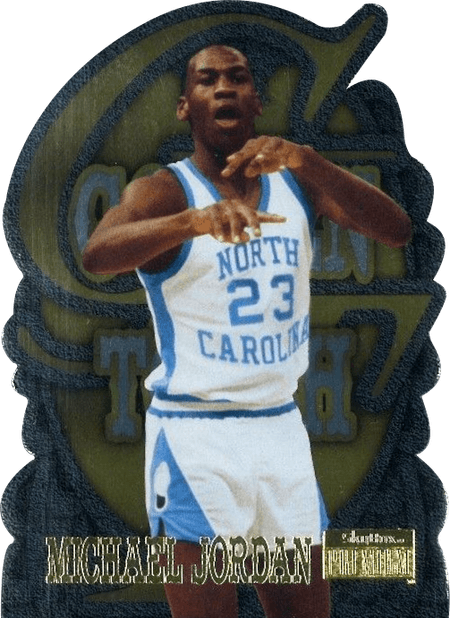 13-14 Fleer Retro Michael Jordan Golden Touch trading card