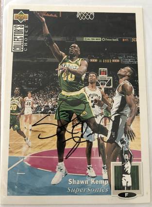 Shawn Kemp and Bobby Hurley blow-up autos
