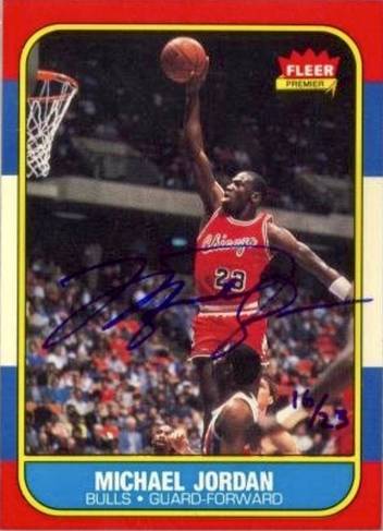 The ultimate Michael Jordan rookie card - the buyback auto - Michael ...