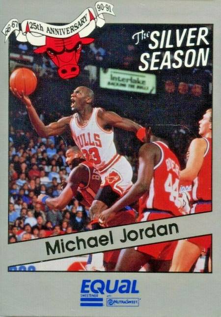 90-91 Star Co Michael Jordan Equal trading card