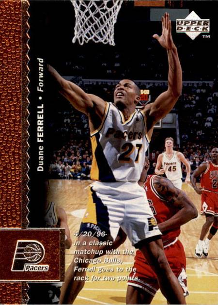 96-97 Upper Deck Duane Ferrell Jordan shadow card