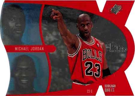 Shop Michael Jordan Autographed 1996-97 Bulls Red NBA Finals Patch