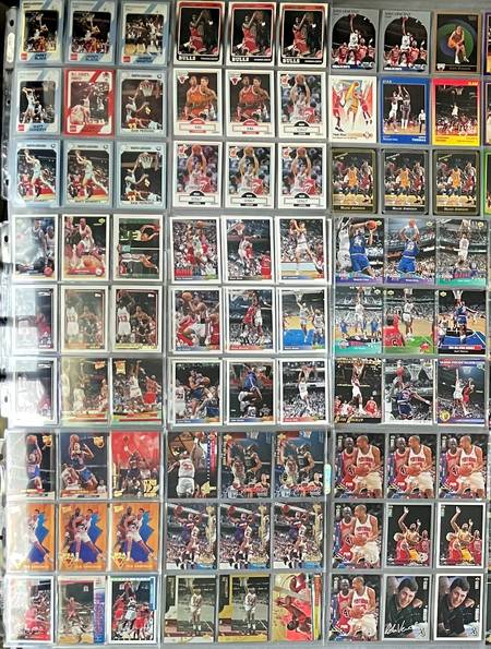 David Murrell's Jordan shadow card collection at over 75% complete