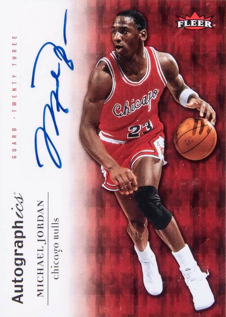 06-07 Michael Jordan Autographics trading card