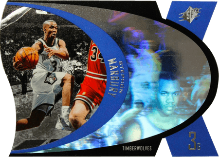 97-98 SPx Stephon Marbury Jordan shadow card - Michael Jordan Cards