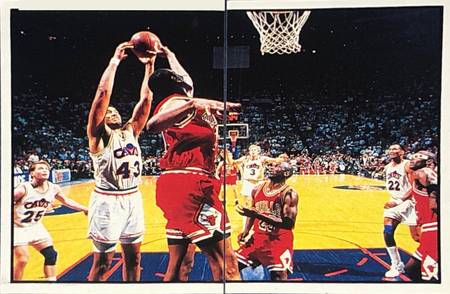 92-93 Panini Michael Jordan Playoffs trading card