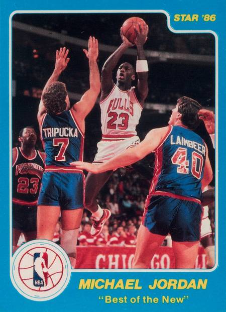 86 Star Co Michael Jordan Best of the New trading card