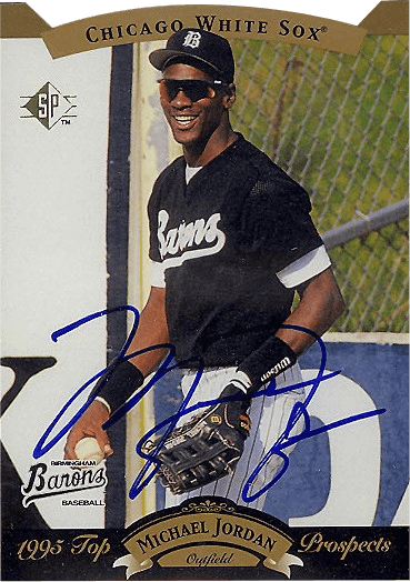 Michael Jordan Signed Birmingham Barons Baseball Jersey Upper Deck