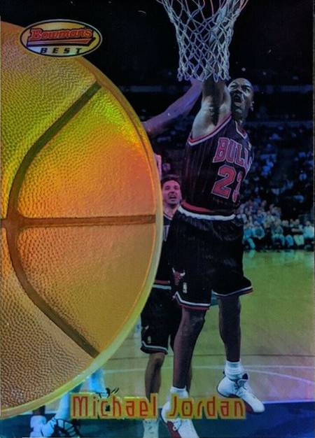 97-98 Bowman's Best Michael Jordan Refractor trading card