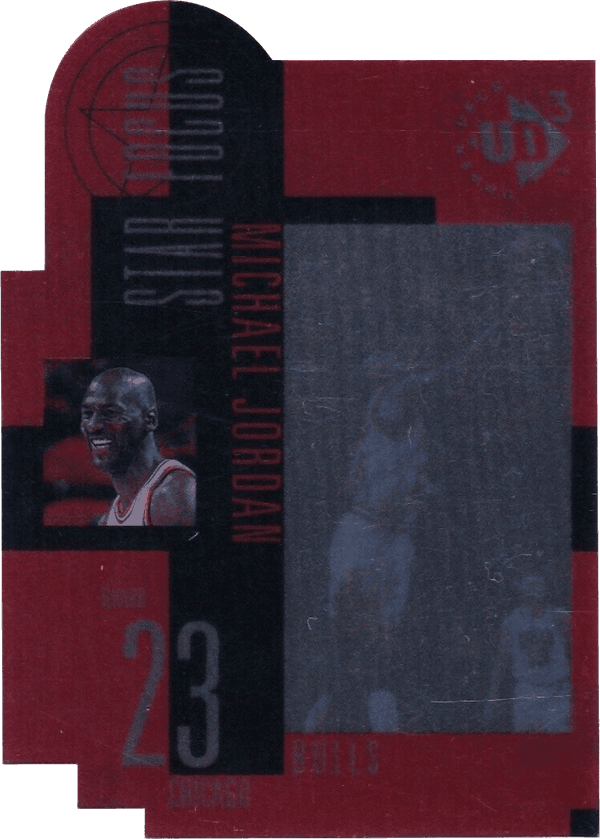 96-97 Michael Jordan UD3 Hologram - Michael Jordan Cards