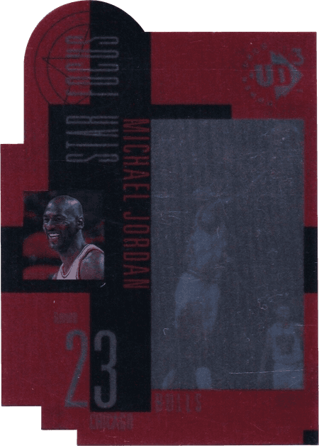 96-97 Michael Jordan UD3 Hologram trading card