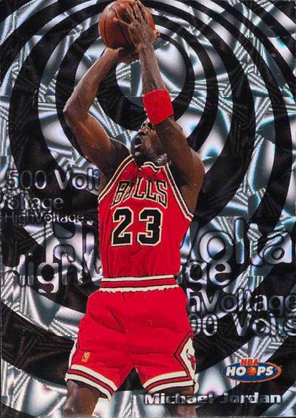 97-98 Michael Jordan High Voltage - Michael Jordan Cards