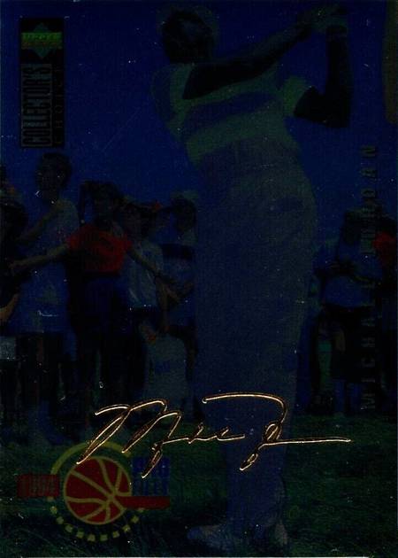 94-95 Collector's Choice Michael Jordan Gold Signature #204 trading card