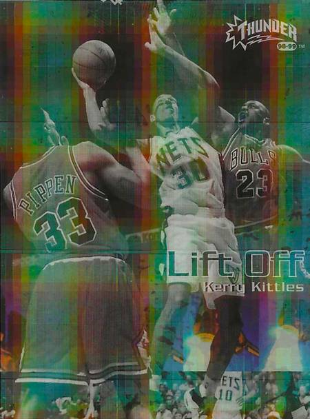 97-98 Kerry Kittles Lift Off Jordan shadow card