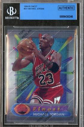 1994-95 Finest Michael Jordan wearing #23 BGS authenticated