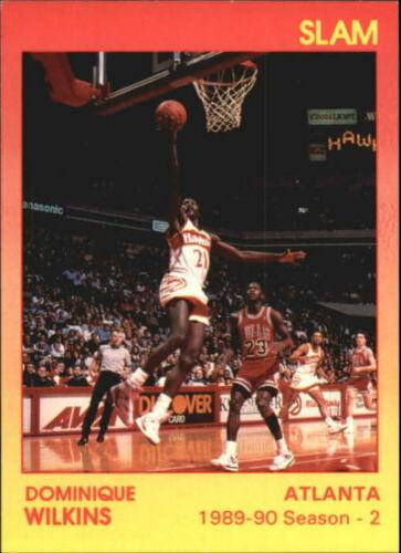 90-91 Star Co Slam Dominique Wilkins Jordan shadow card