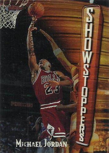 97-98 Topps Finest Michael Jordan Show Stoppers Base trading card