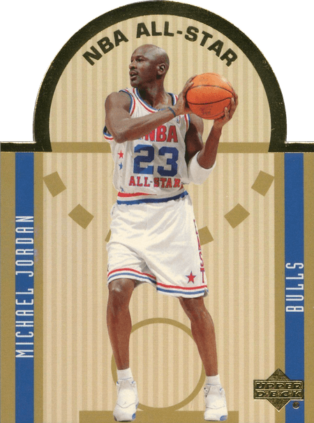 03-04 Michael Jordan Die-Cut All-Star trading card