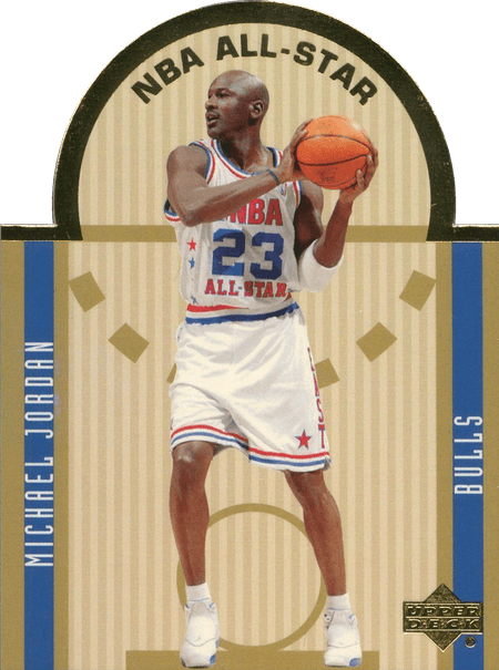 Own cards featuring Michael Jordan's 4 different jersey numbers