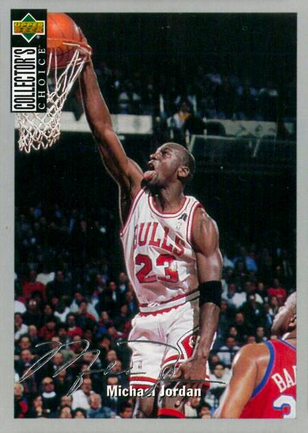 94-95 Collector's Choice Michael Jordan Silver Signature #240